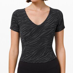 lululemon Nulu Cropped Slim Yoga Short Sleeve